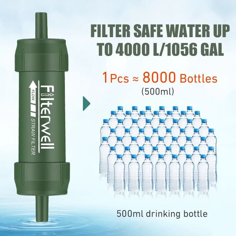 BowLift | Portable water filter straw for camping & emergencies