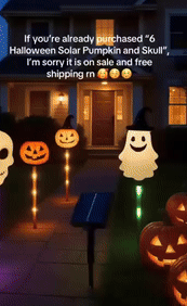 BowLift | Solar Halloween Pathway Lights
