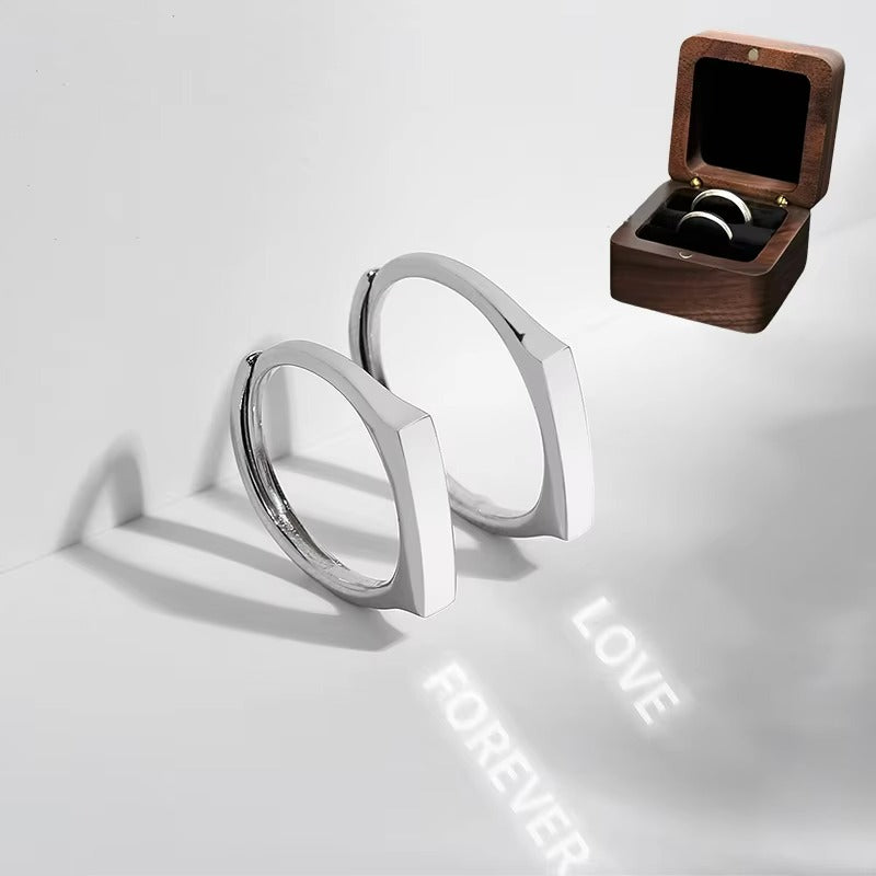 BowLift | Adjustable Light Sculptured Couple Rings