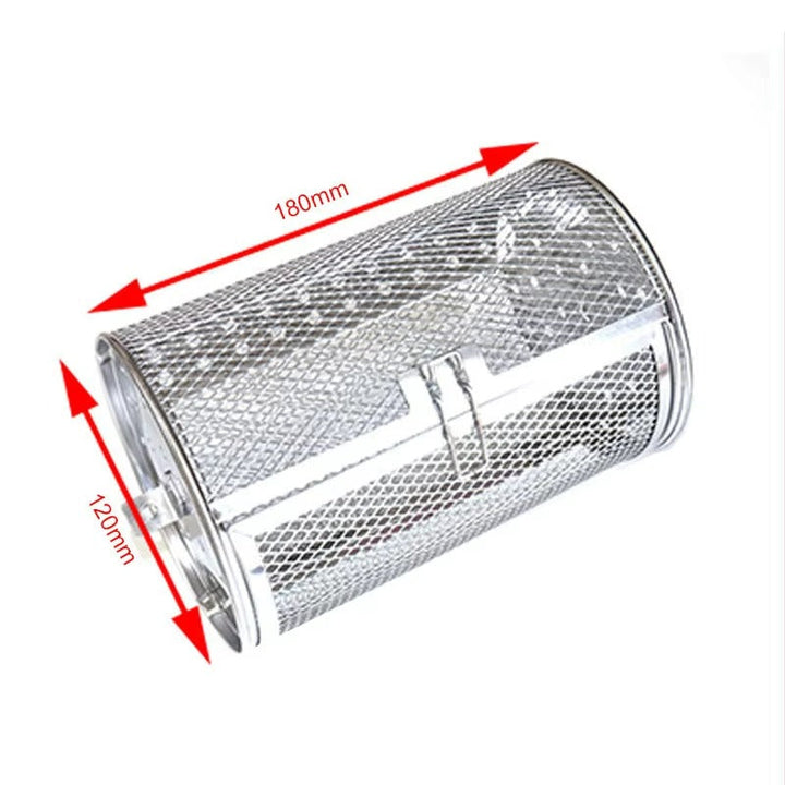 BowLift | Stainless Steel Rolling Grill Basket