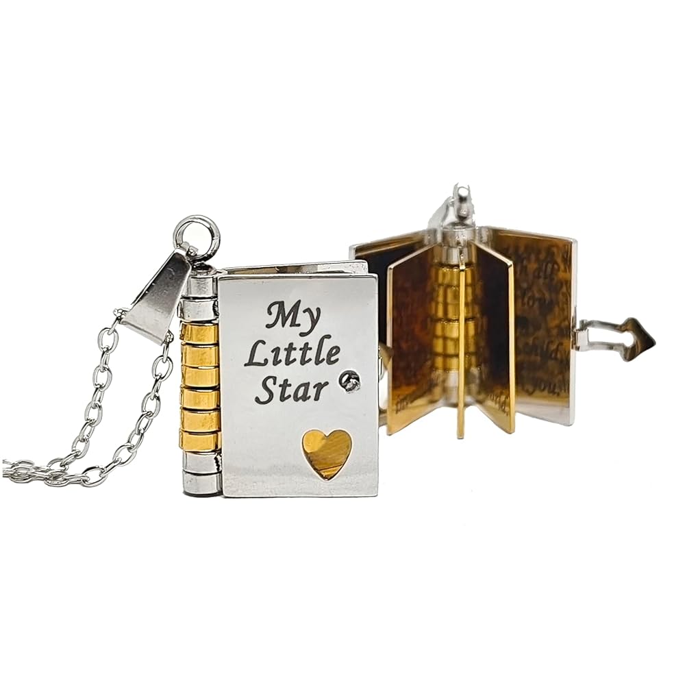 BowLift | Memory Book Hanger Necklace – Symbolic Jewelry with Loving Message