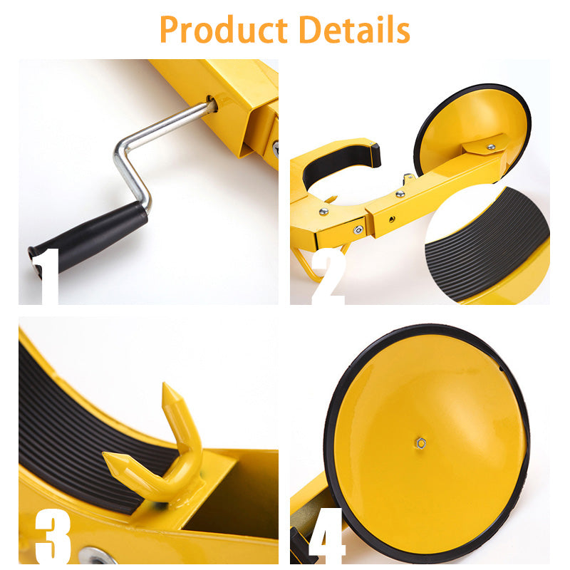 BowLift | Suction Cup Wheel Lock, Property Use Private Car Anti-Theft Car Anti-Theft Lock Thickened Parking Lock