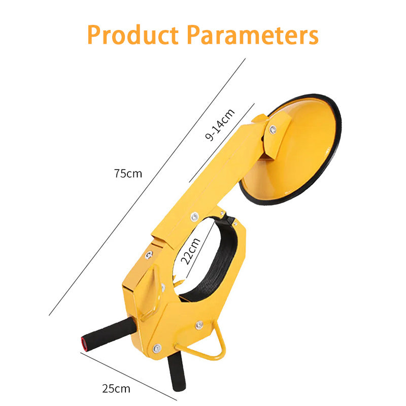 BowLift | Suction Cup Wheel Lock, Property Use Private Car Anti-Theft Car Anti-Theft Lock Thickened Parking Lock