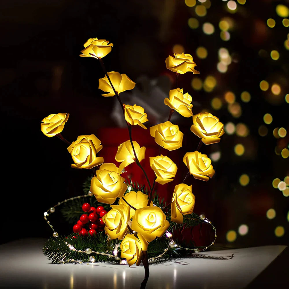 BowLift | LED Lighted Artificial Branch Table Lamp