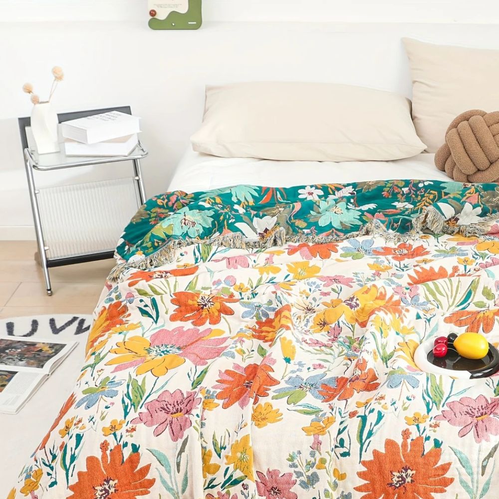 BowLift | Wildflower Garden Cotton Blanket