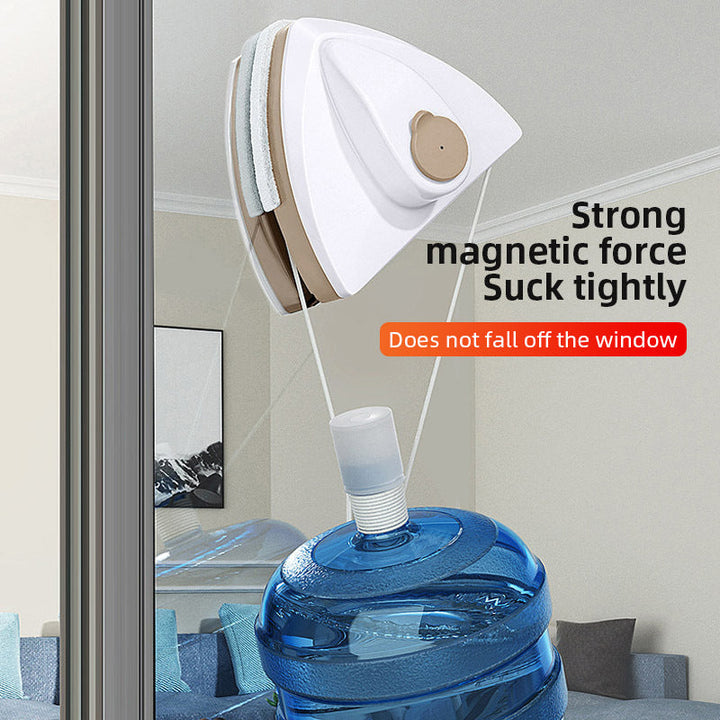 BowLift | Magnetic Double-layer Window Cleaner with Automatic Water Discharge