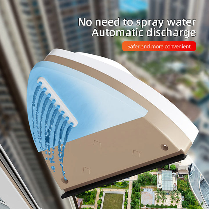 BowLift | Magnetic Double-layer Window Cleaner with Automatic Water Discharge