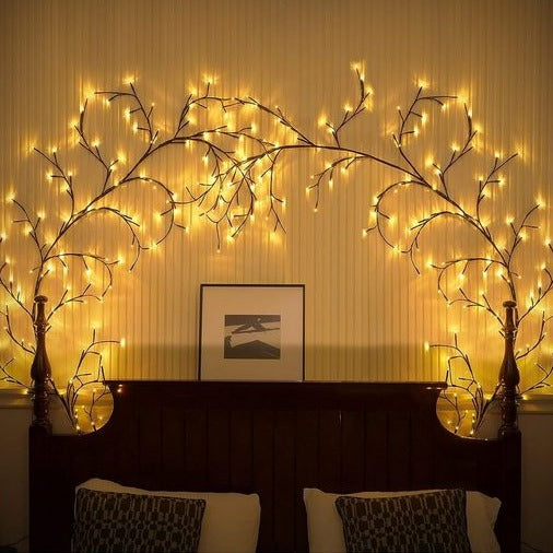 BowLift | Wine LED Garden String Lights – 144 flexible LEDs with 8 modes for indoor and outdoor use