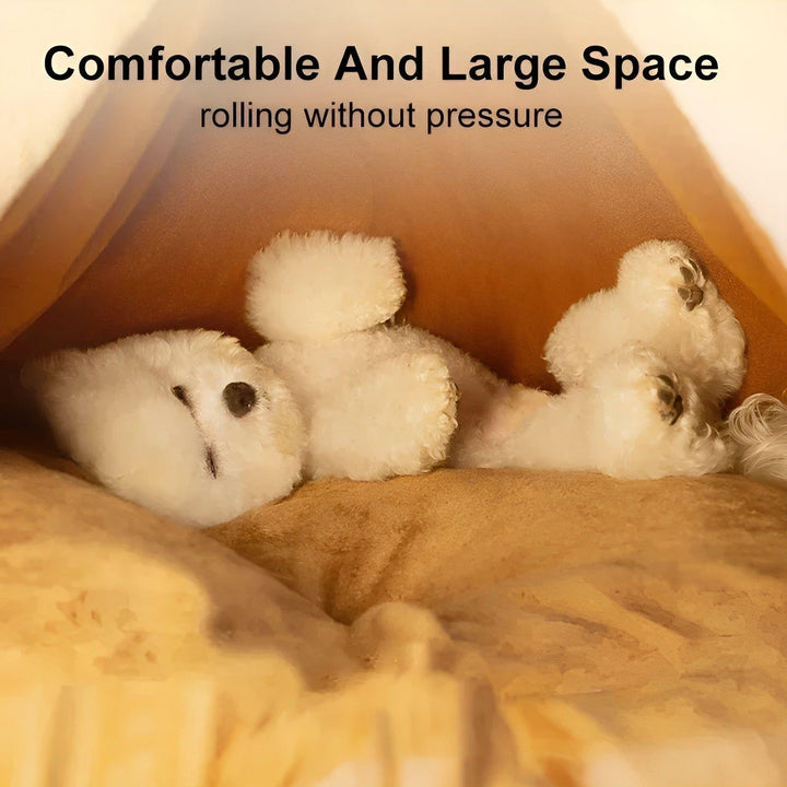 FluffyHaven House - Cozy Tent-like Pet House | Bowlift