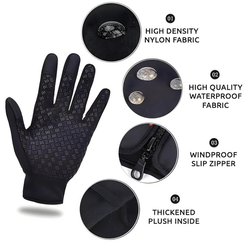BowLift | Waterproof Winter Thermal Gloves Windproof
