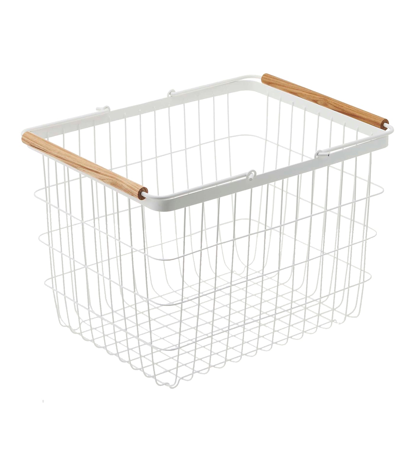 BowLift | Wire basket - Two sizes - Steel + Wood