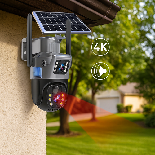 BowLift | Security Camera Solar Outdoor Wireless 4K System
