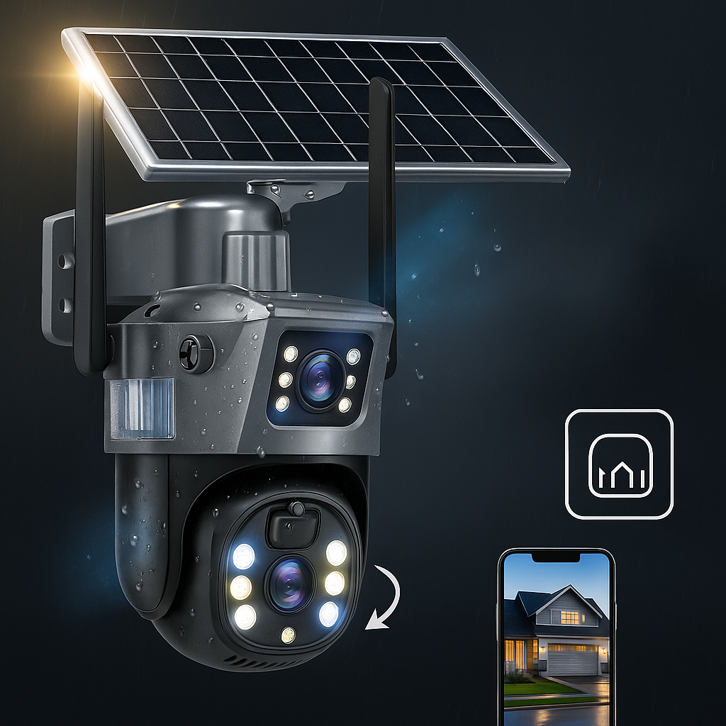 BowLift | Security Camera Solar Outdoor Wireless 4K System