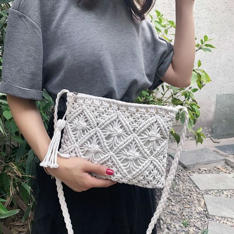 BowLift | Woven Shoulder Bag for Women – Summer Boho Style