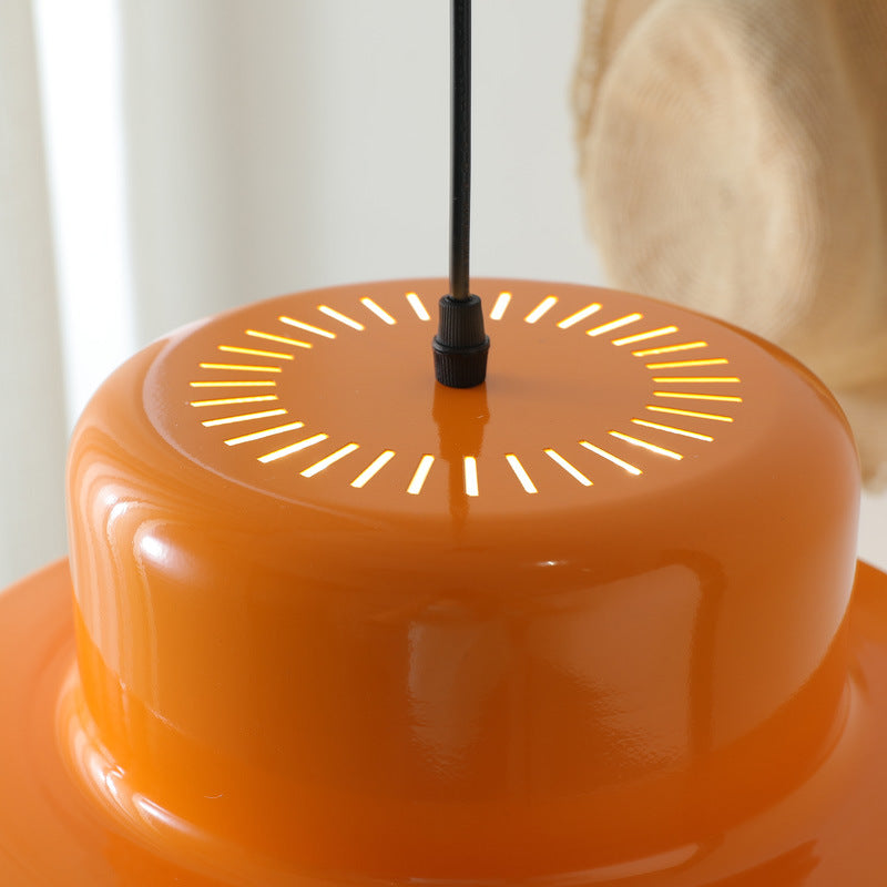 BowLift | Italian Hanging Lamp Bauhaus in Orange Color – Modern Design with Retro Accent