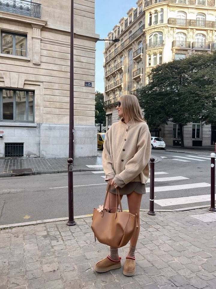 BowLift | Voss – Vintage Leather Shoulder Bag for Women | Spacious, Elegant & Timeless Design