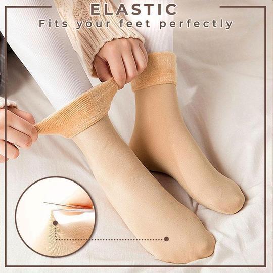 BowLift | Thickening Winter Soft Velvet Snow Socks