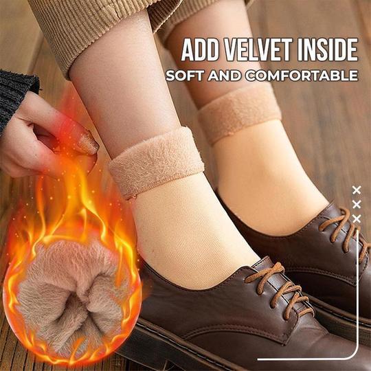 BowLift | Thickening Winter Soft Velvet Snow Socks