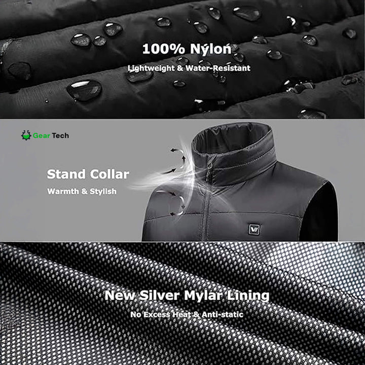 BowLift | Women's Heated Gilet | 9 Heating Zones, Customisable Heat Settings & Lightweight Design for Cold Weather Activities