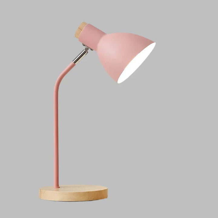 Wood Table Lamp – Creative Scandinavian Desk Light made of Wood and Metal | Bowlift