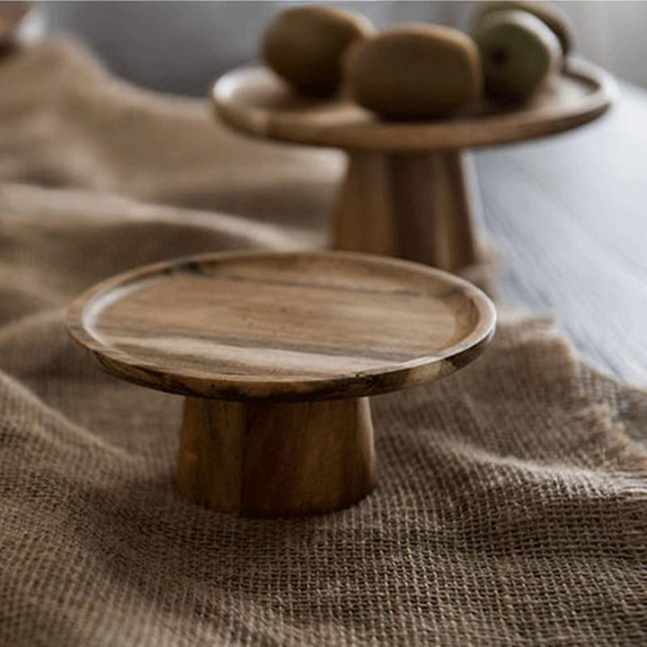 BowLift | Wood Cake Stand