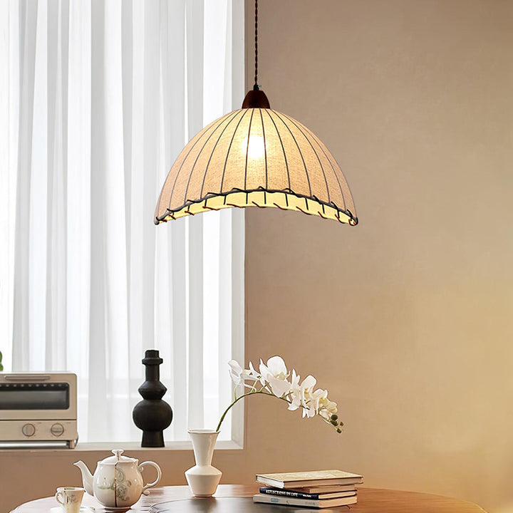 BowLift | Pendant lamp with natural materials and subtle light