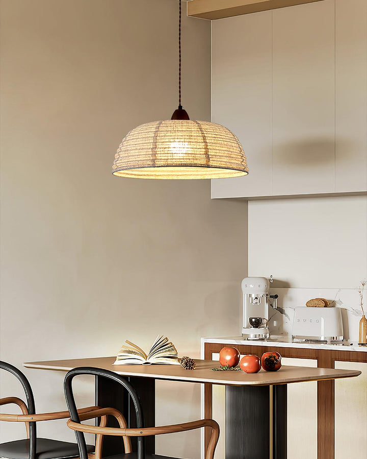 BowLift | Pendant lamp with natural materials and subtle light