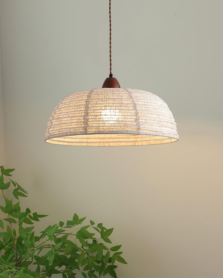 BowLift | Pendant lamp with natural materials and subtle light