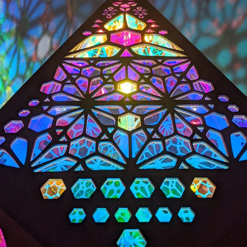 BowLift | PrismaGlow Holographic LED Projector Lamp - Colorful Ambient Lighting