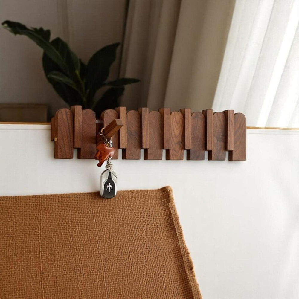 BowLift | Piano Wooden Hook Wall Coat Rack