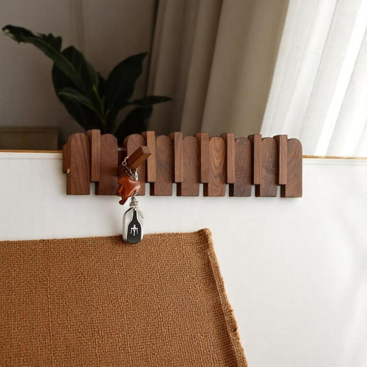 BowLift | Piano Wooden Hook Wall Coat Rack