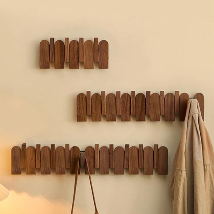 BowLift | Piano Wooden Hook Wall Coat Rack