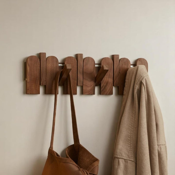 BowLift | Piano Wooden Hook Wall Coat Rack
