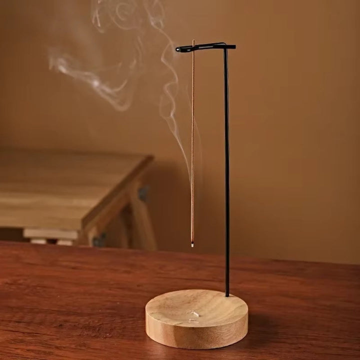 BowLift | Wooden Incense Burner with Metal Holder