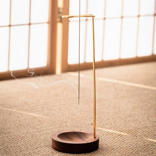 BowLift | Wooden Incense Burner with Metal Holder