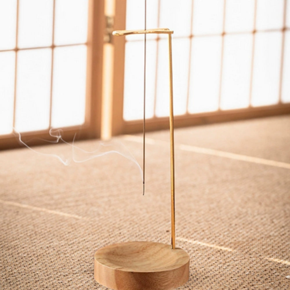BowLift | Wooden Incense Burner with Metal Holder