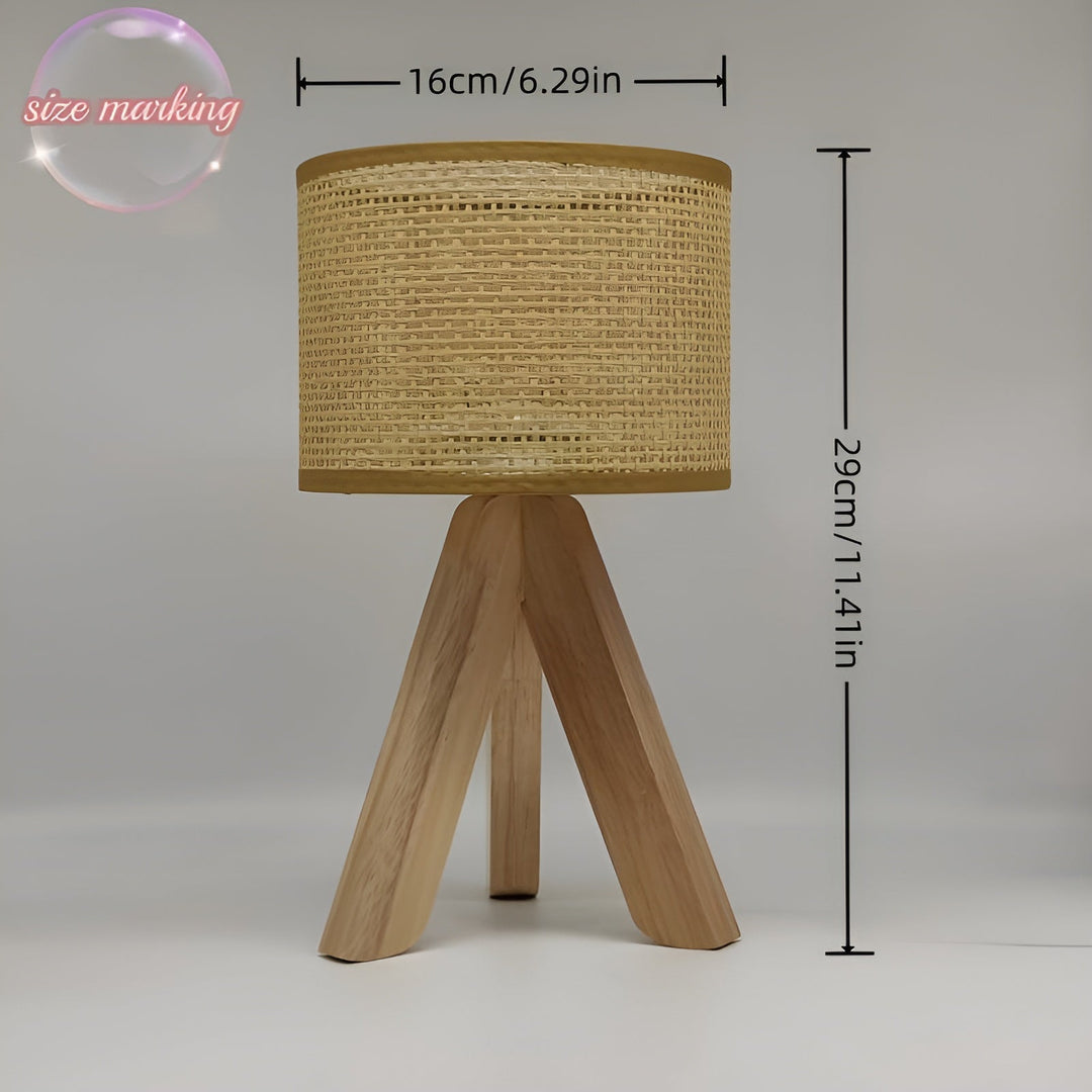 BowLift | Handmade Rattan Table Lamp with USB and LED - Stylish and Sustainable Design