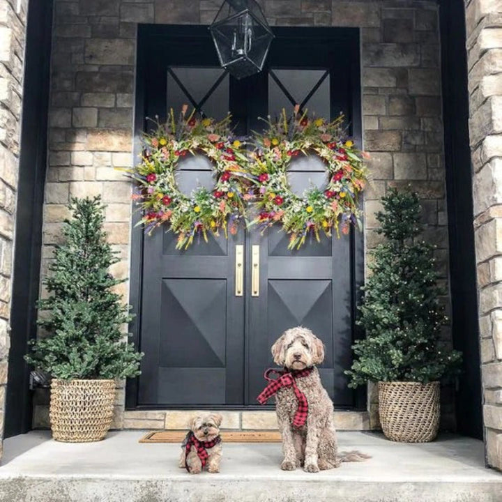BowLift | Thanksgiving Wreath Front Door Spring Wildflower Home Decor