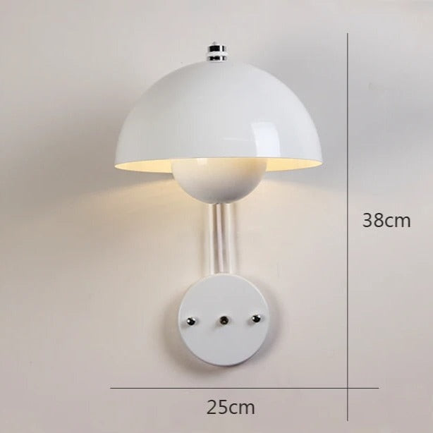 Modern LED Wall Lamp with Mushroom | Stylish Night Light for Bedrooms & Living Rooms | Bowlift