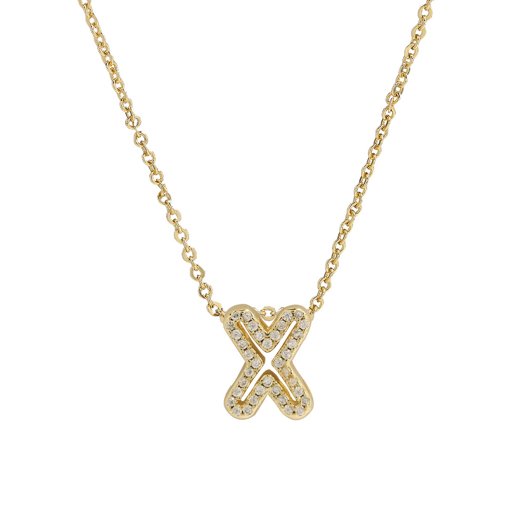 BowLift | Dazzling Diamond Initial Necklace
