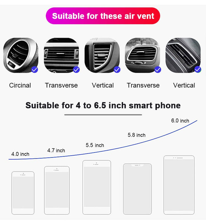 BowLift | Intelligent wireless car sensor phone holder charger