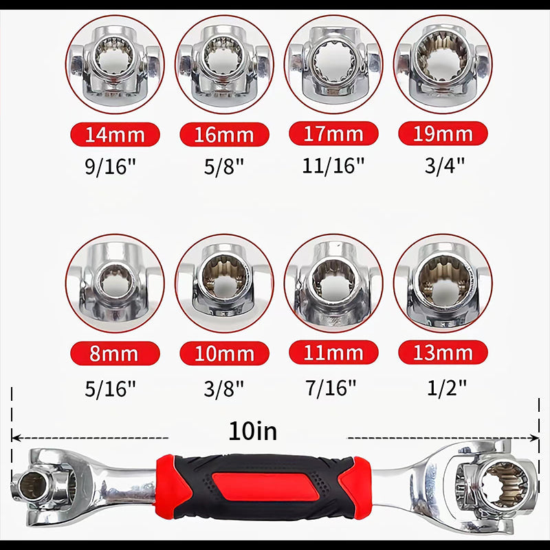 52 in 1 Universal socket wrench | Bowlift