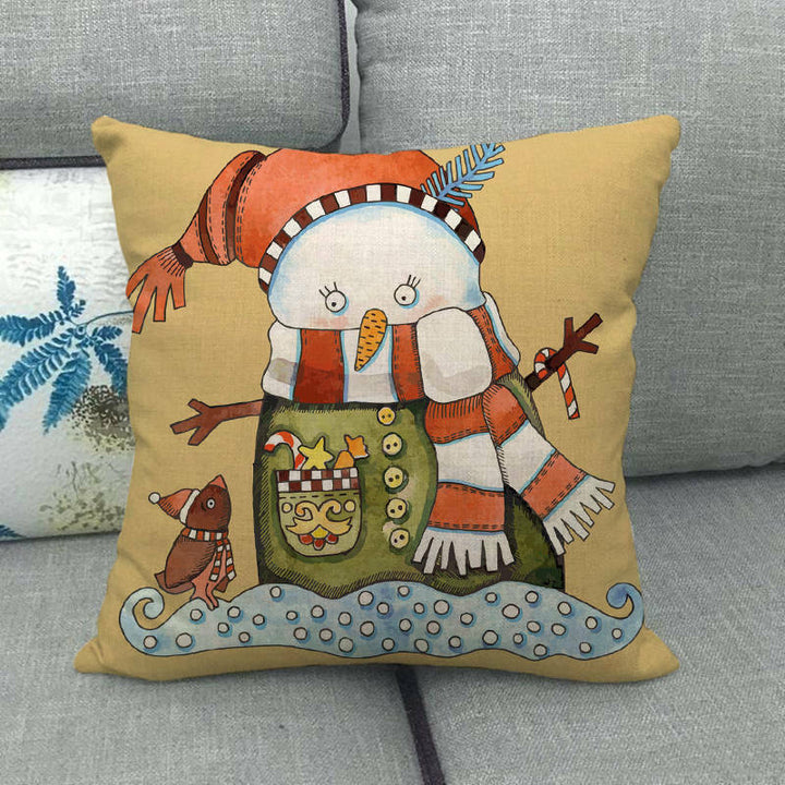 BowLift | Festive 18-Inch Velvet Pillowcase with Hidden Zipper for Christmas Decoration