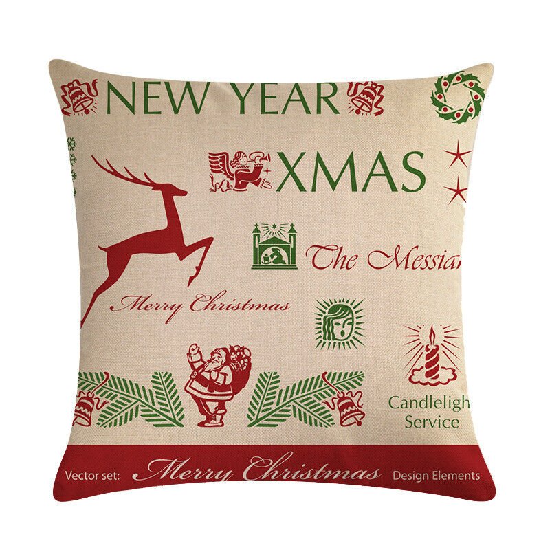 BowLift | Festive 18-Inch Velvet Pillowcase with Hidden Zipper for Christmas Decoration