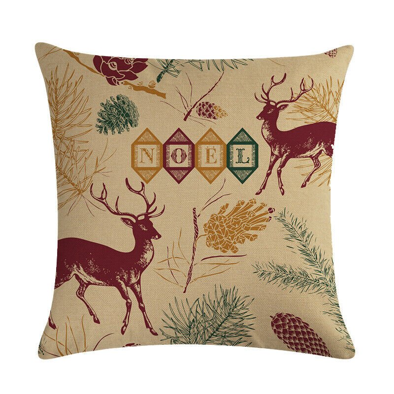 BowLift | Festive 18-Inch Velvet Pillowcase with Hidden Zipper for Christmas Decoration