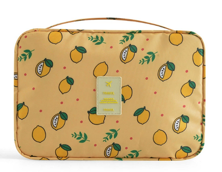 BowLift | Travique Travel Cosmetic Bag | Water Repellent & with Hook | Foldable & Padded | For Women & Men