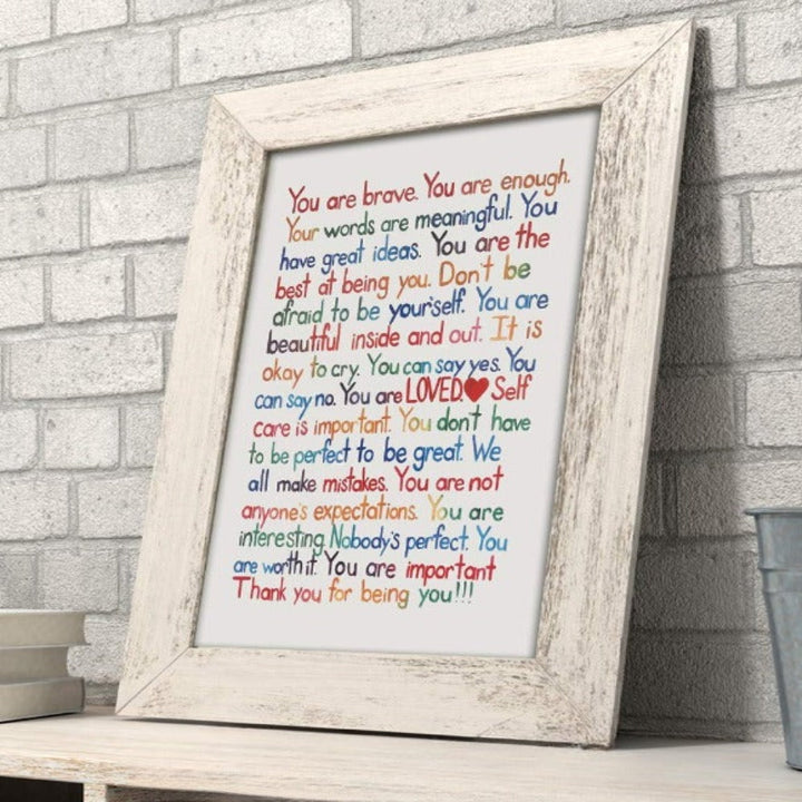Inspirational Wall Art Print | Bowlift