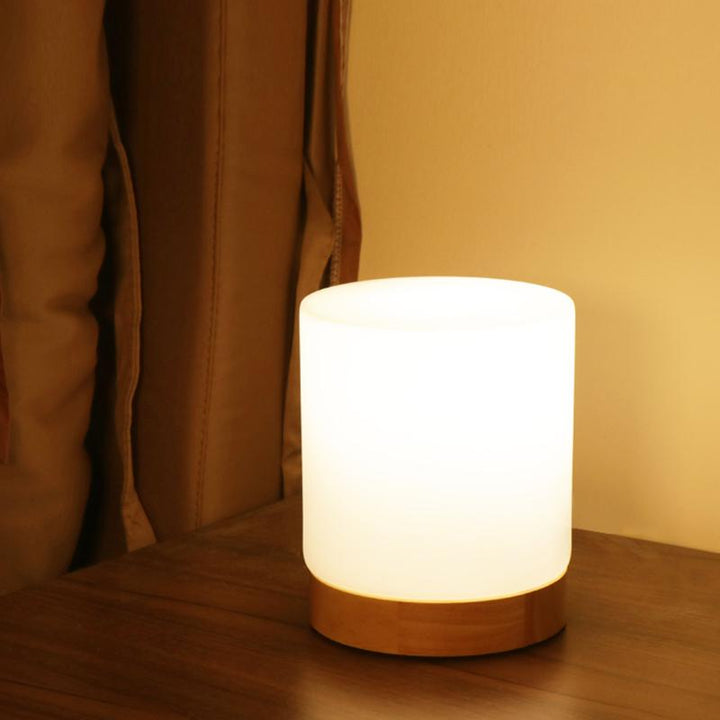 BowLift | LumiGlow Refined Glass Table Lamp with Touch-LED