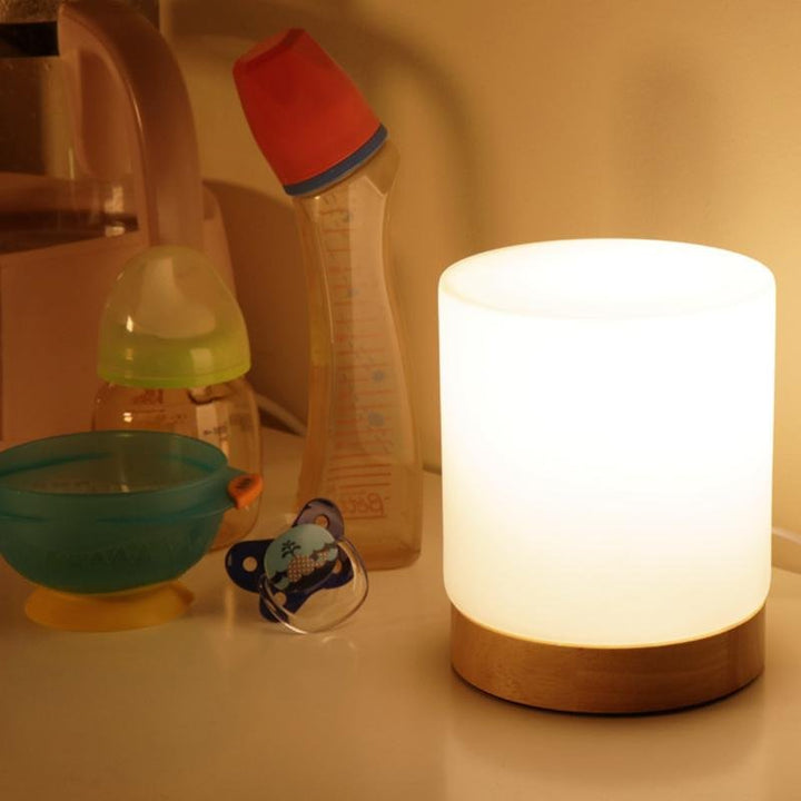 BowLift | LumiGlow Refined Glass Table Lamp with Touch-LED