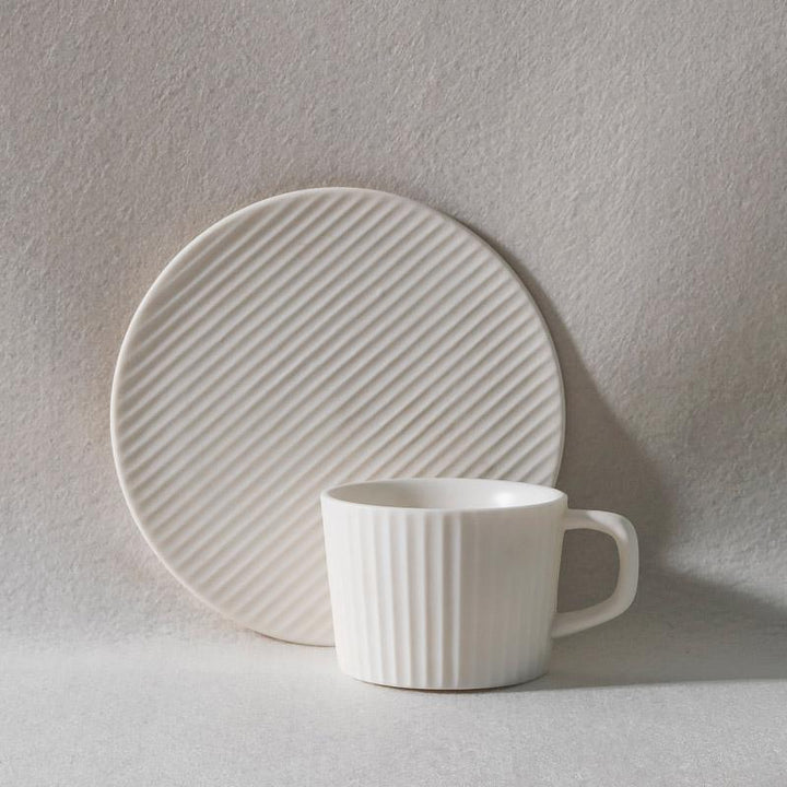 ElegantSips – Stoneware Coffee Mug Set with Spoon Bowlift